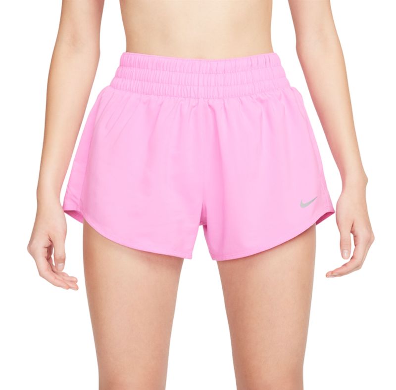 Nike Dri-Fit One 3in - playful pink/reflective silver 