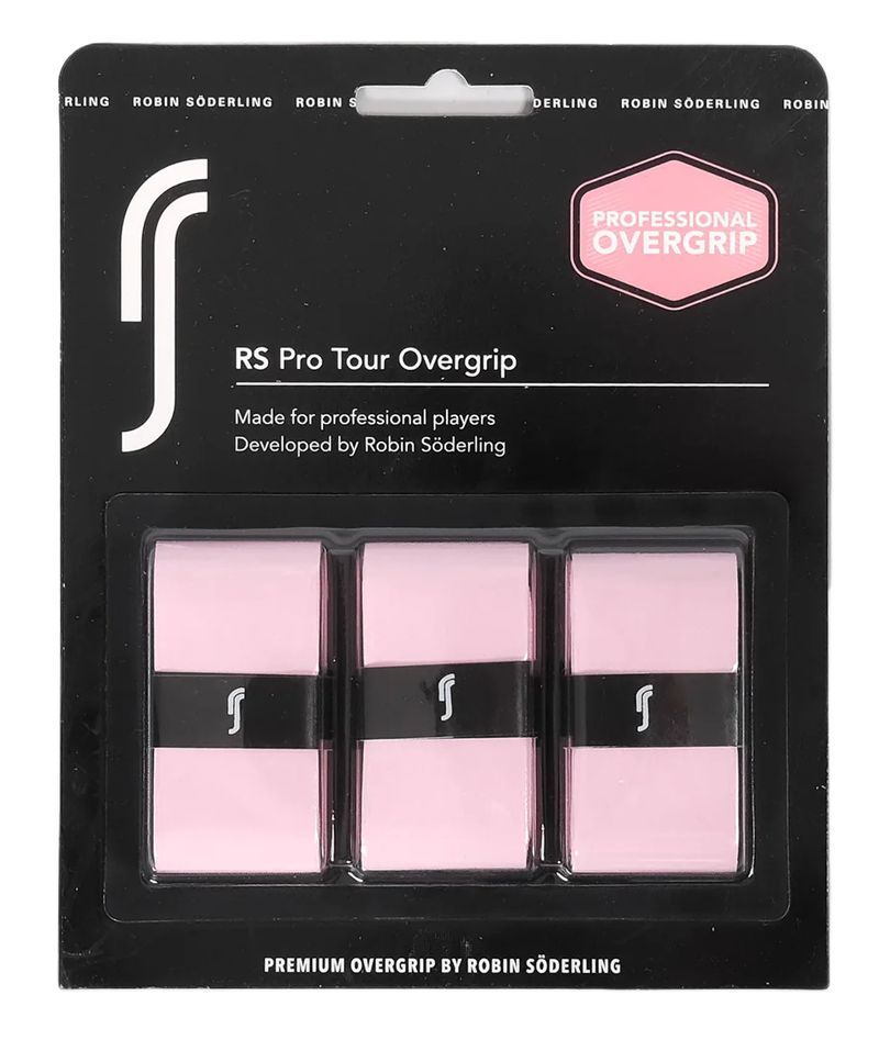 Owijki tenisowe Robin Soderling Pro Tour 3P - pink