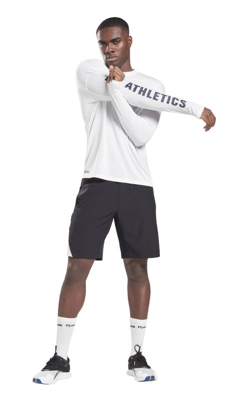 Reebok Les Mills Long Sleeve T-Shirt M - white