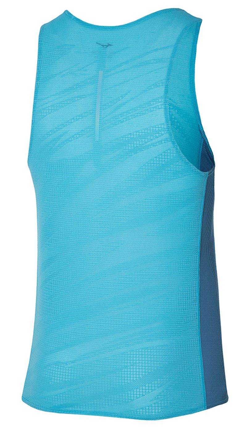 Mizuno Aero Tank - maui blue