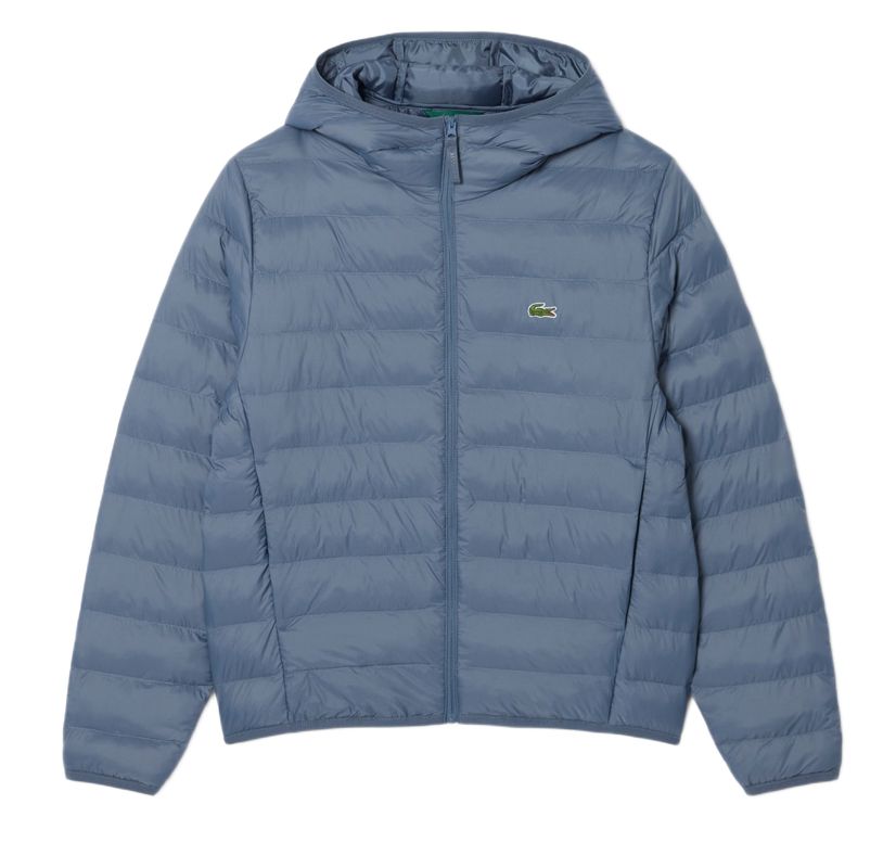Męska kurtka Lacoste Water-Repellent Down Windbreaker - grey