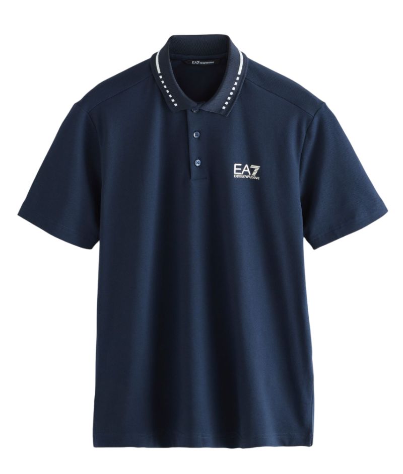  EA7 Man Serafino Tennis Club Shirt - armani blue 