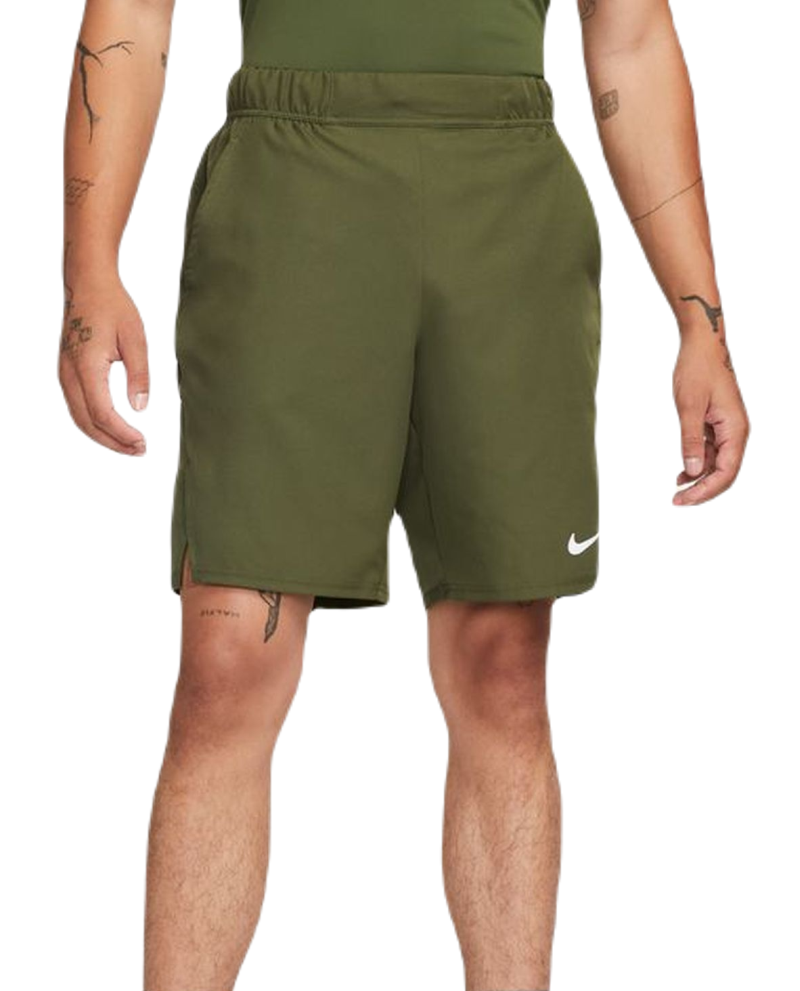 Nike Court Dri-Fit Victory Short 9in - rough green/white
