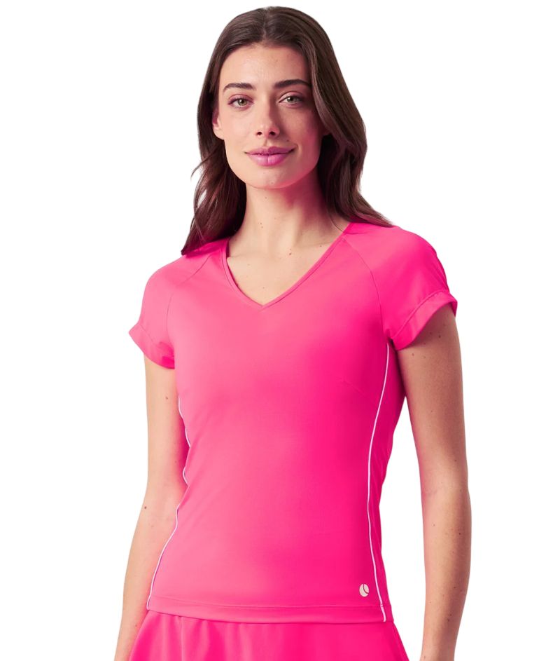 Björn Borg Ace V-Neck - cotton candy