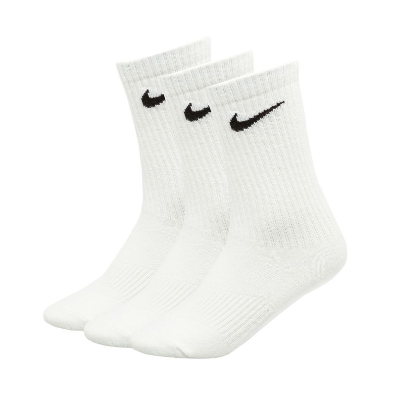 Nike Everyday Cotton Lightweight Crew - 3 pary/white/black