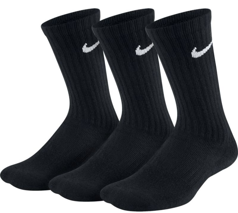 Nike Youth Performance Cushioned Crew - 3 pary/black