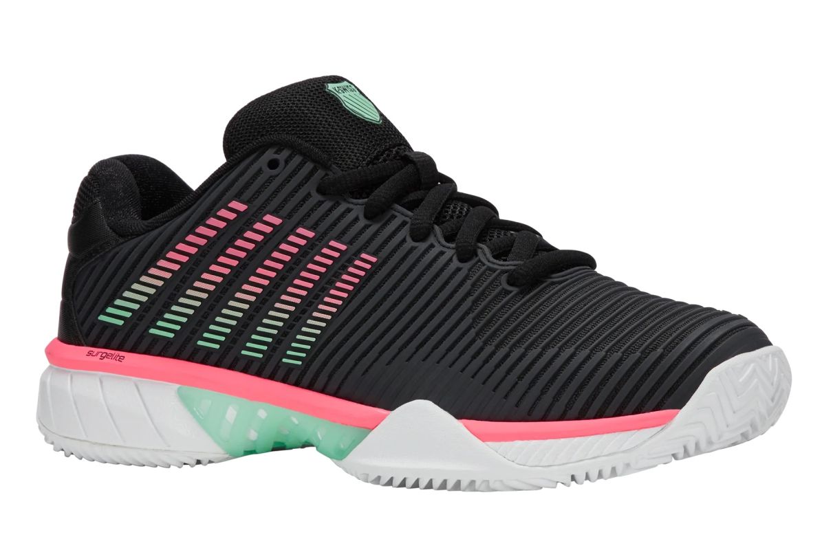 K-Swiss Hypercourt Express 2 Clay - black/white/neon mint