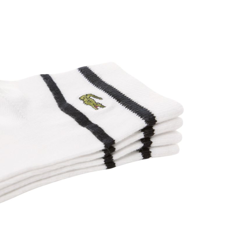 Lacoste Striped 2P - white 