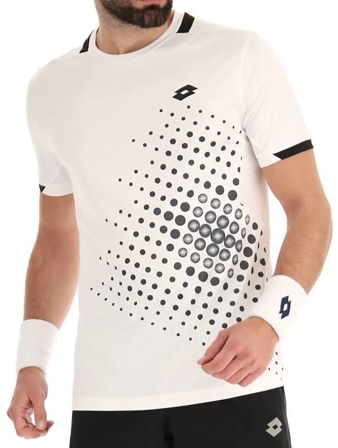 Lotto Top IV Tee 1 - bright white/all black Lotto Top IV Tee 1 - bright white/all black