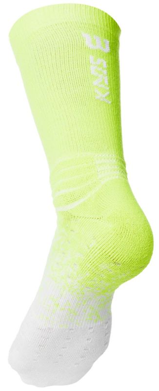 Wilson Kaos Crew Sock 1P - safety yellow/white