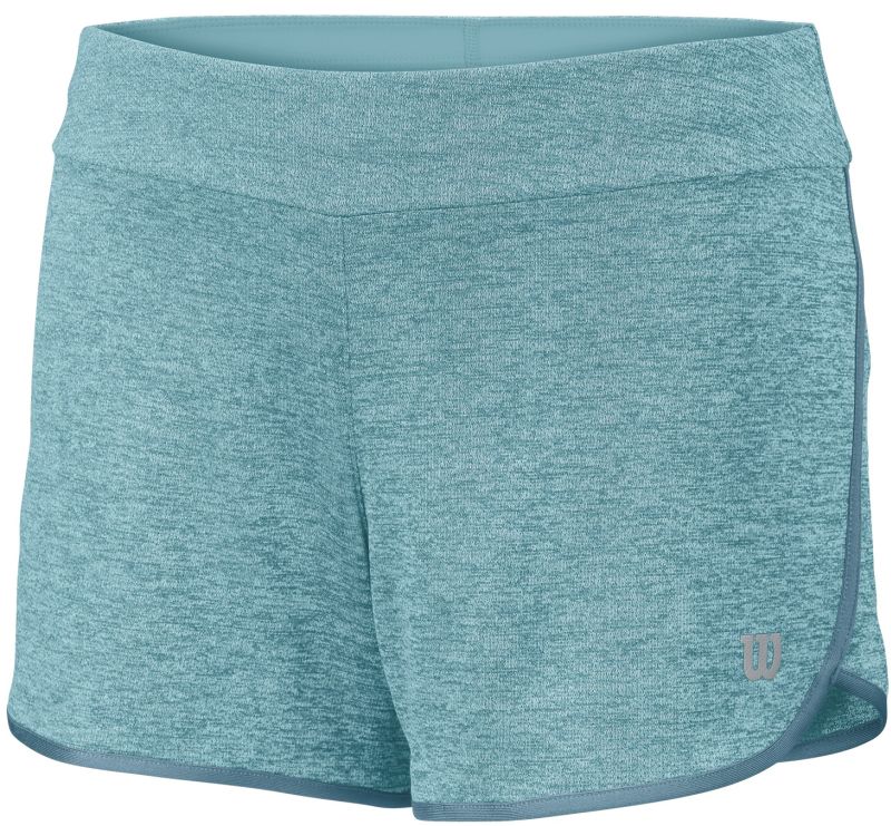 Wilson Core 3.5" Short - aqua heather/storm blue