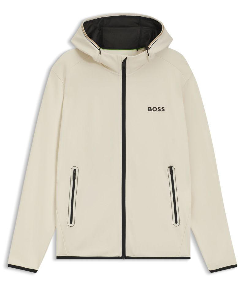 BOSS Sicon TOC Zip-Up - open white BOSS Sicon TOC Zip-Up - open white