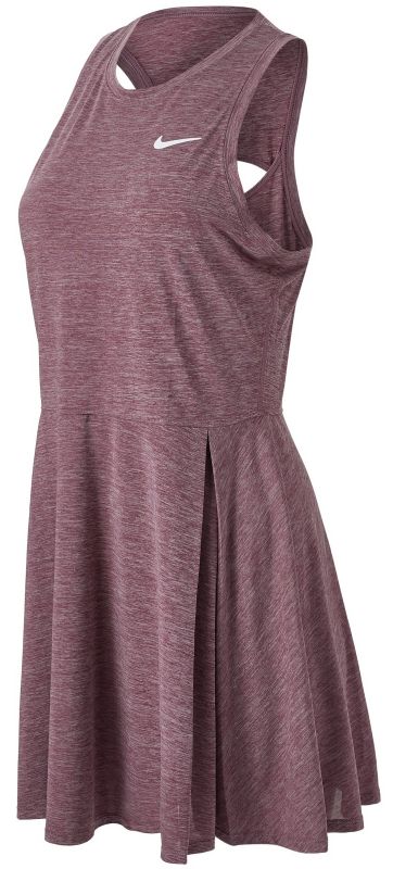 Nike Court Dri-Fit Advantage Dress W - dark beetroot/white Nike Court Dri-Fit Advantage Dress W - dark beetroot/white