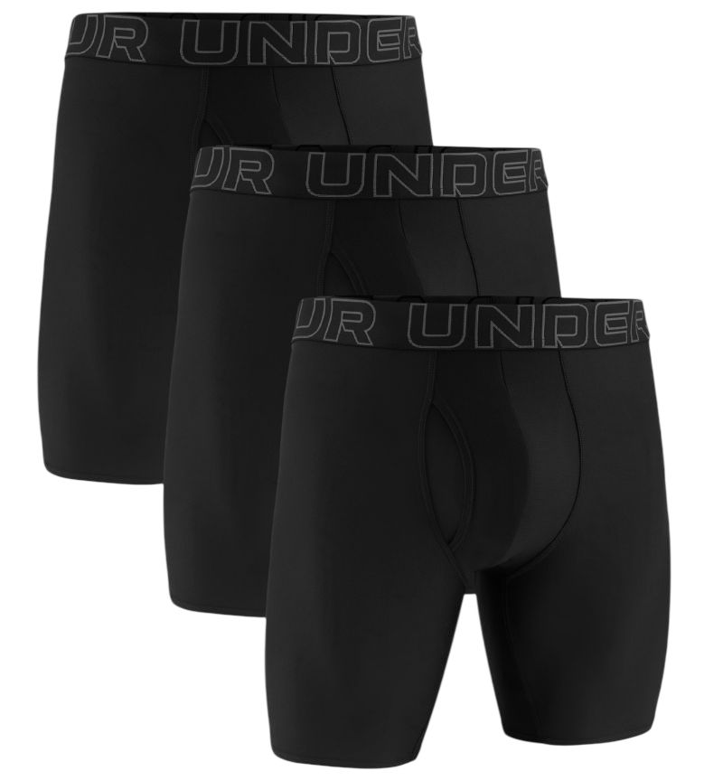 Under Armour Performance Tech 9in Boxerjock 3P - black
