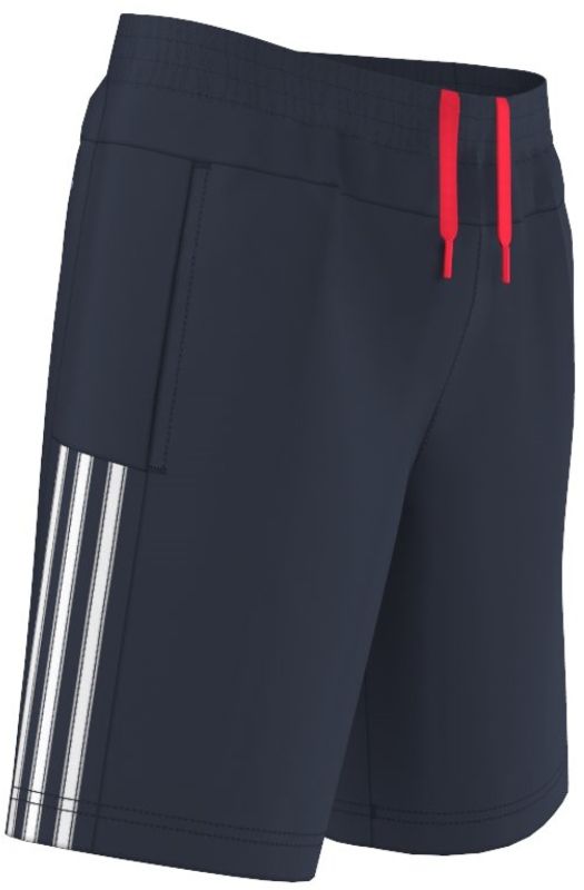  Spodenki Chłopiece Adidas Gear Up Knit Short - collegiate navy/white 