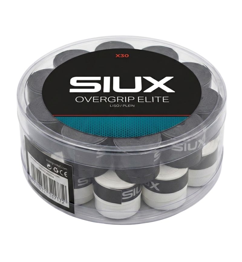 Siux Overgrips Elite 30P - black/white