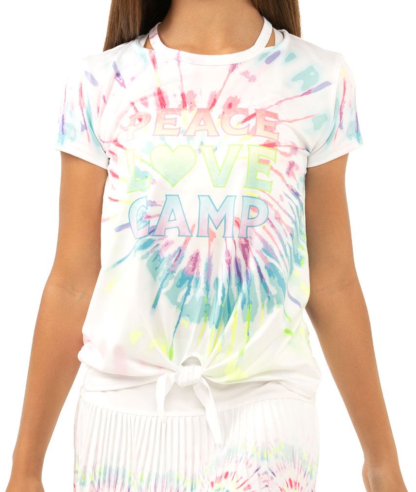 Lucky in Love Novelty Print Peace N Love S/S G - multi
