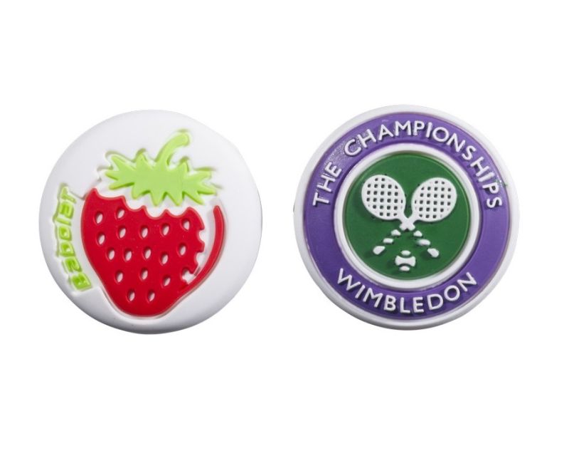 Babolat Wimbledon Damp 2P - strawberry/logo wim Babolat Wimbledon Damp 2P - strawberry/logo wim