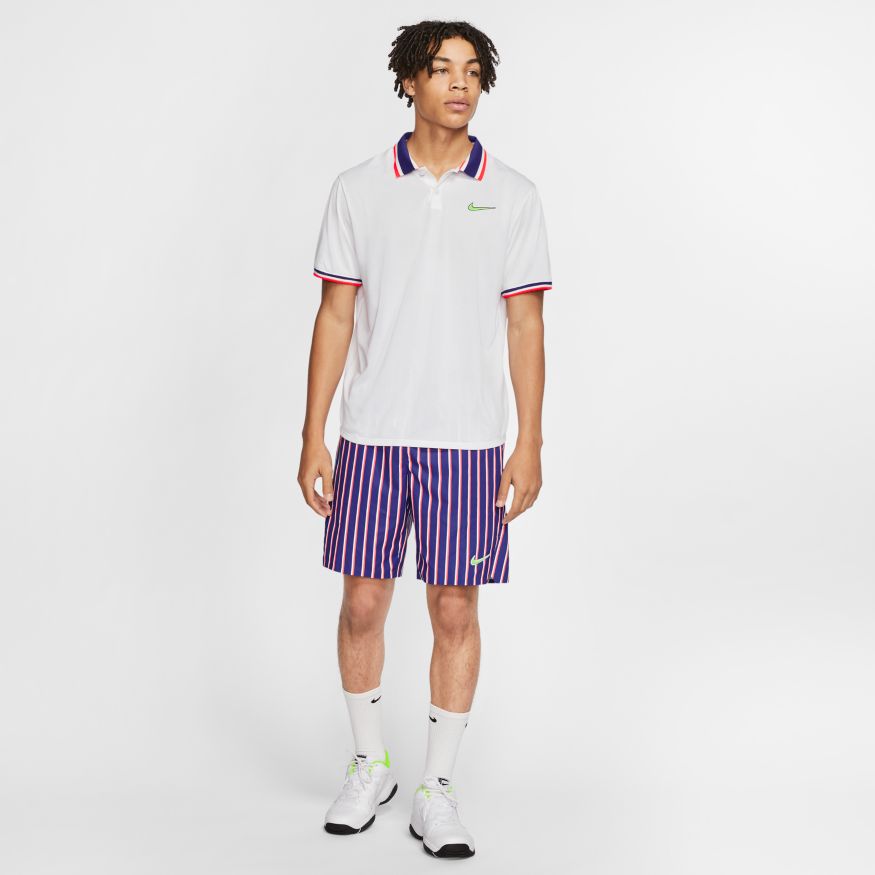 Nike Court Slam Polo PS NT - white/ghost green