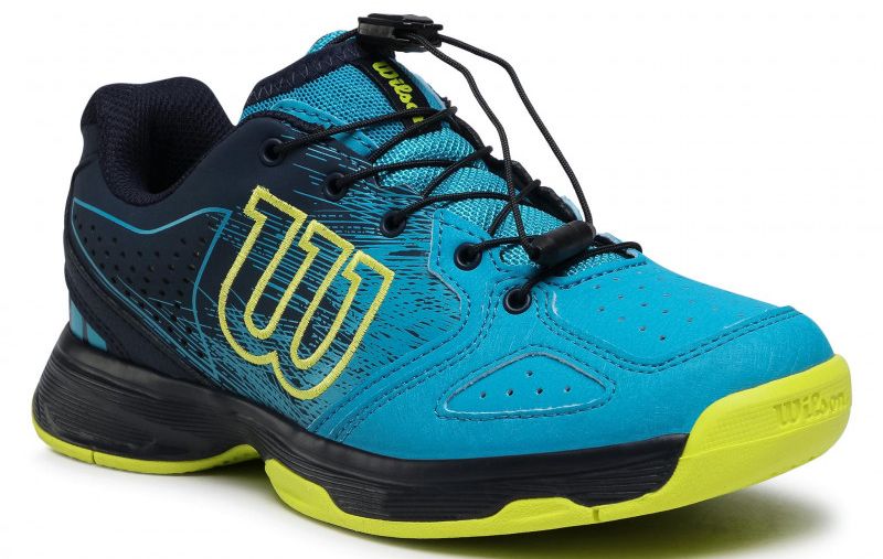Wilson Kaos Junior QL - barr reef/navy blazer/lime pop