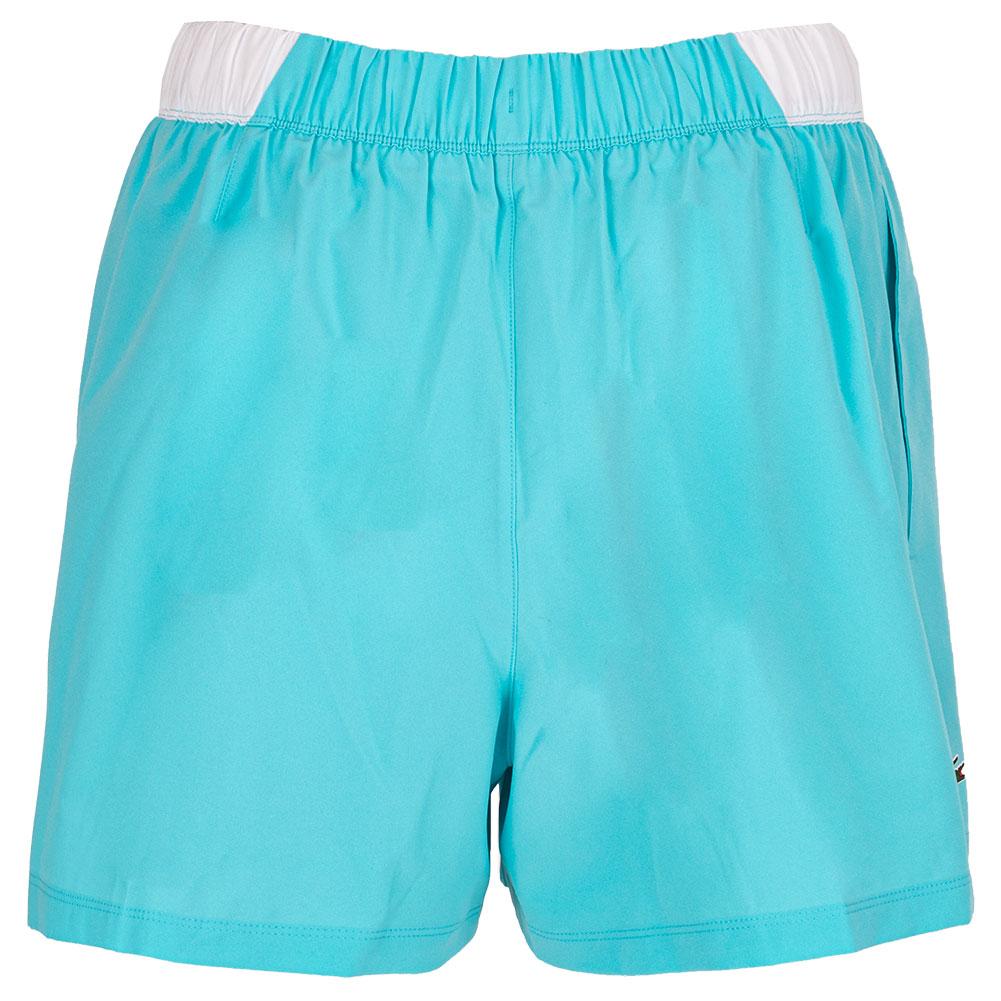 Lacoste Roland Garros Color Block Tennis Skirt - haiti blue/white
