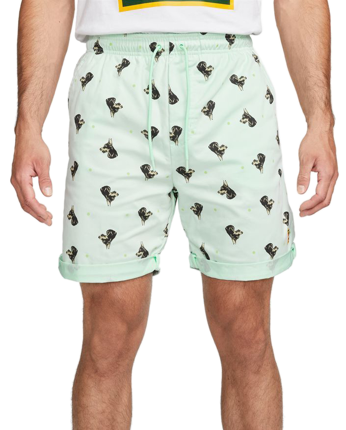Nike Dri-Fit Print Heritage Short - mint foam Nike Dri-Fit Print Heritage Short - mint foam