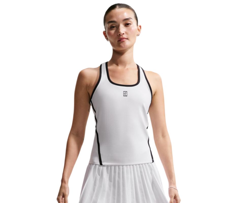 Nike Court Advantage Tank - white/black