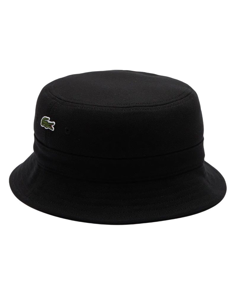 Lacoste Organic Cotton Bucket - black