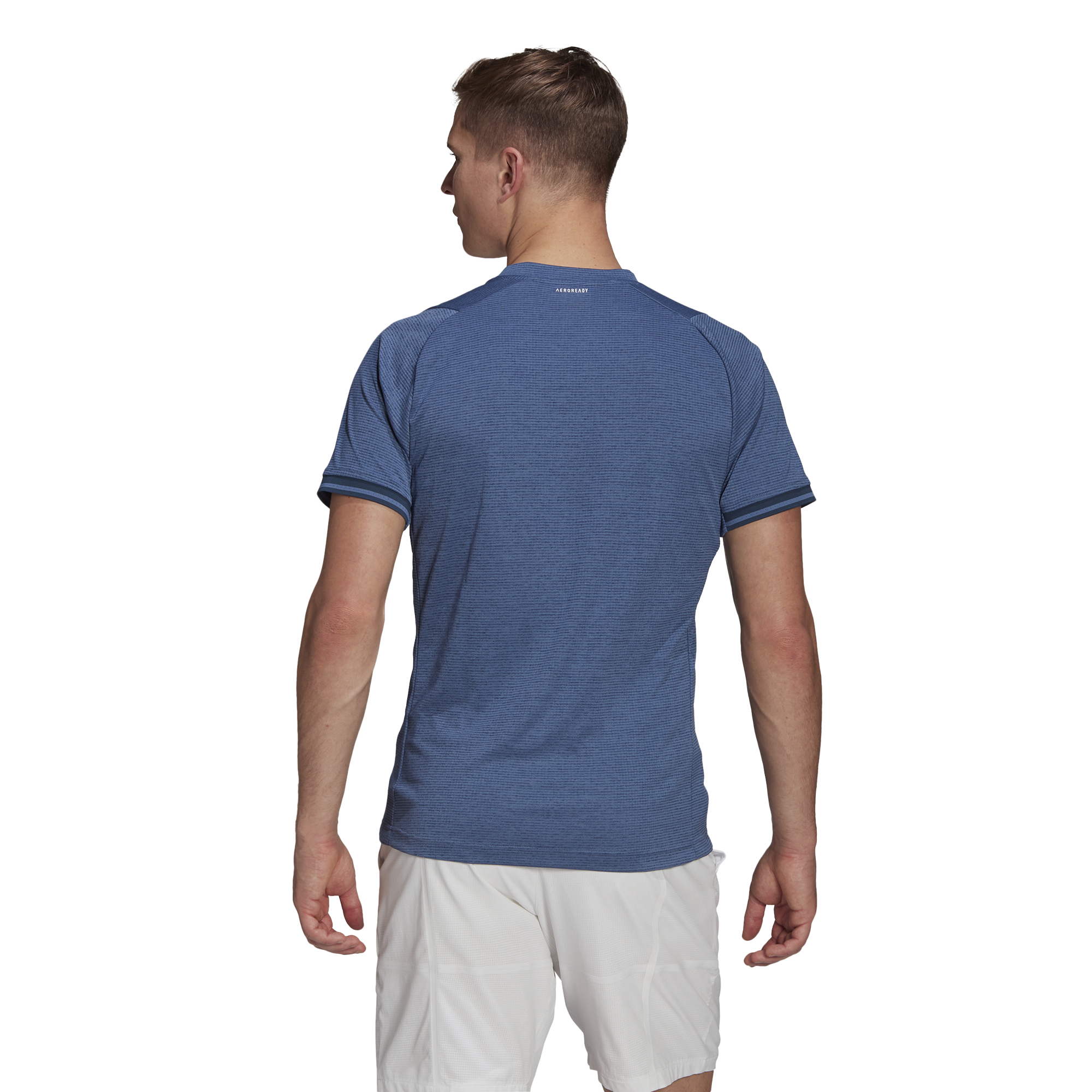 Adidas T Freelift Tee - crew blue/white/hazy blue
