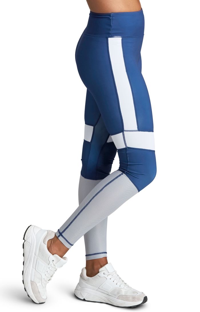 Björn Borg High Waist Block Tights W - blue depths