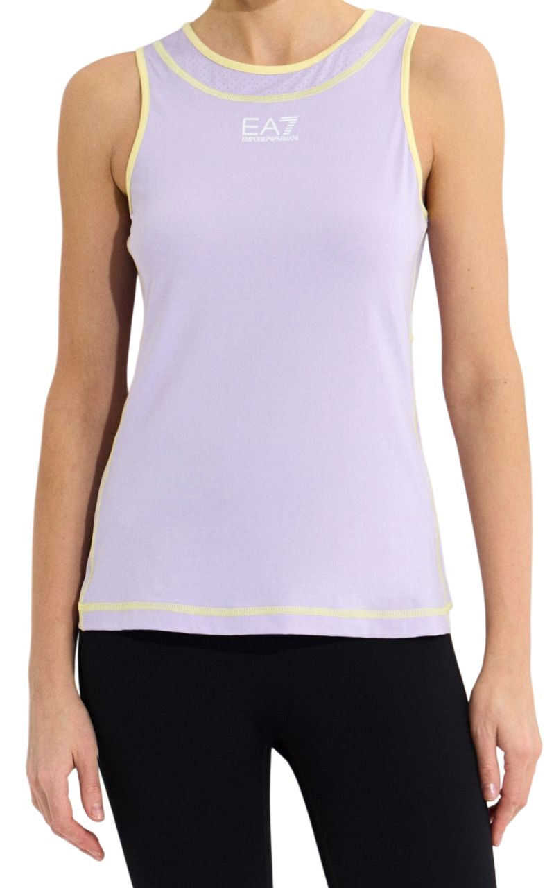 EA7 Tennis Jersey In Ventus7 - lavender 