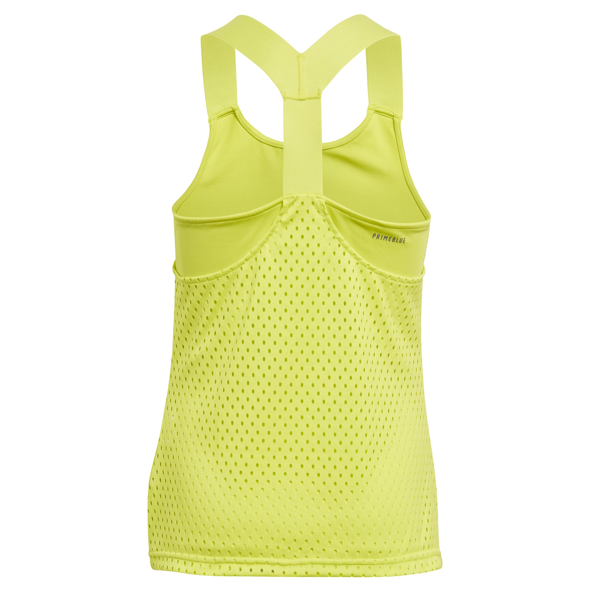 Adidas Heat Ready Primeblue Y-Tank Top - acid yellow