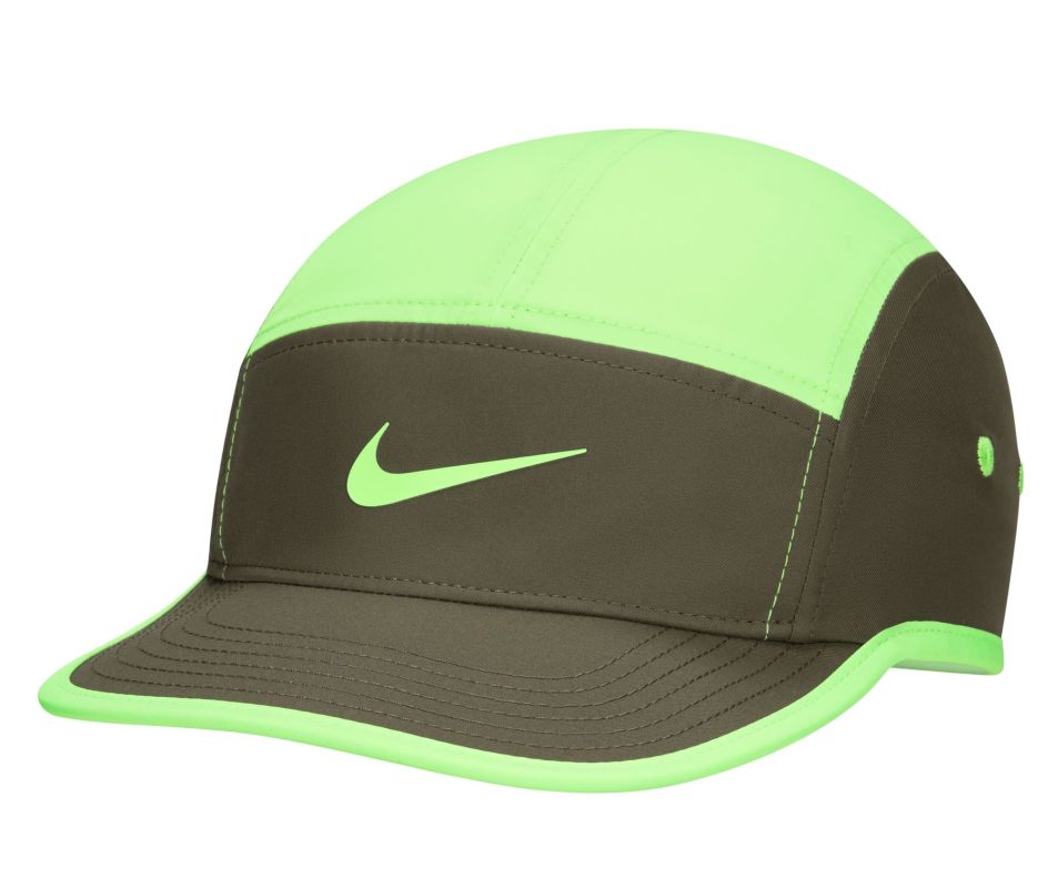 Nike Dri-Fit Fly Cap - lime blast/medium olive/lime blast