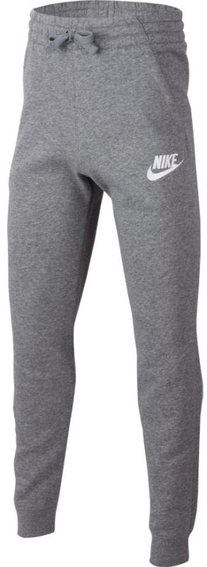 Nike Swoosh Club Fleece Jogger Pant - carbon heather/cool grey/white