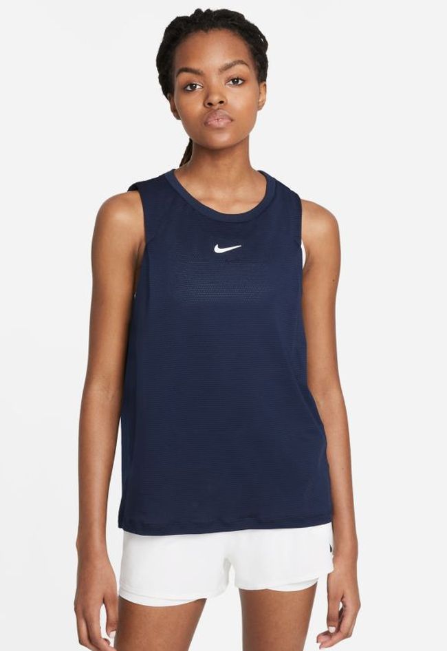 Nike Court Dri-Fit Advantage Tank W - obsidian/obsidian/white