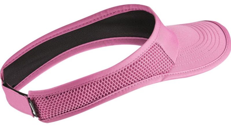 Nike Aerobill Feather Light Visor - pink rise/white