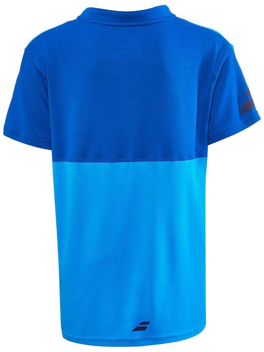 Babolat Play Polo Boy - blue aster