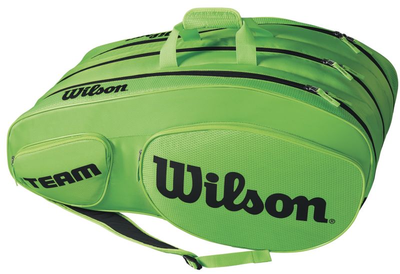 Wilson Team III 12 Pack Bag - green/black