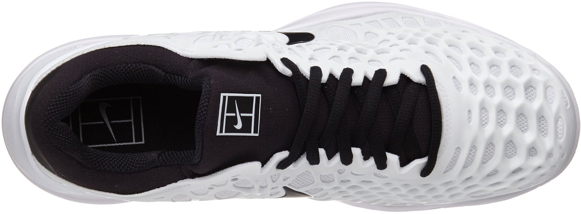 nike-air-zoom-cage-3-hc-jr-white-black-2 Nike Air Zoom Cage 3 HC Jr - white/black