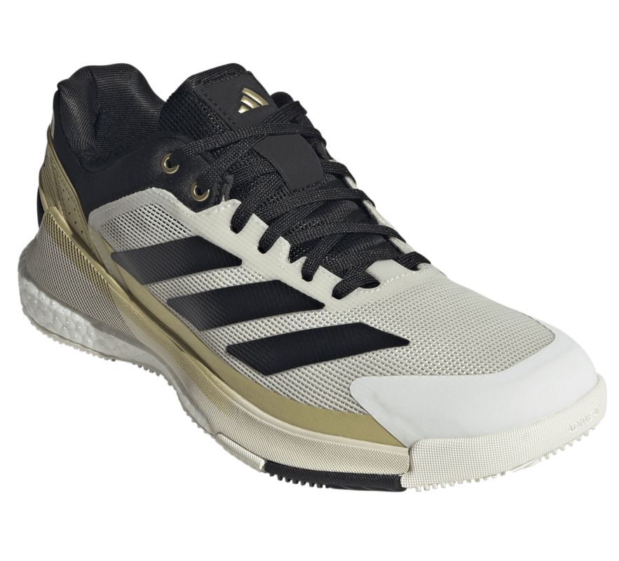 Adidas Crazyquick Boost Padel - white/core black/gold metallic Adidas Crazyquick Boost Padel - white/core black/gold metallic