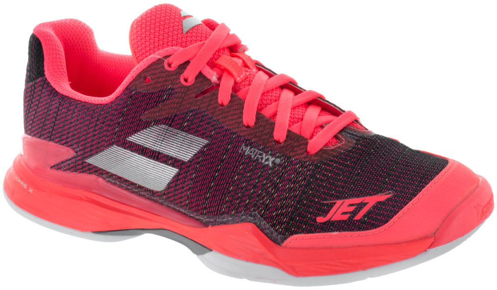 Babolat Jet Mach II Clay Women - fluo pink/silver/fandango