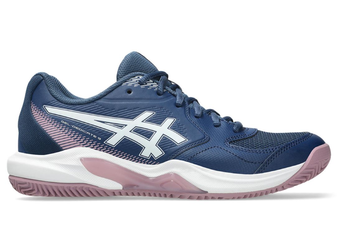Damskie buty tenisowe Asics Gel-Dedicate 9 Clay - independence blue/white