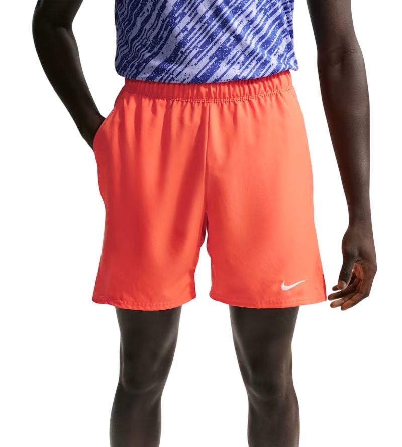 Nike Court Dri-Fit Victory 7" - turf orange/white