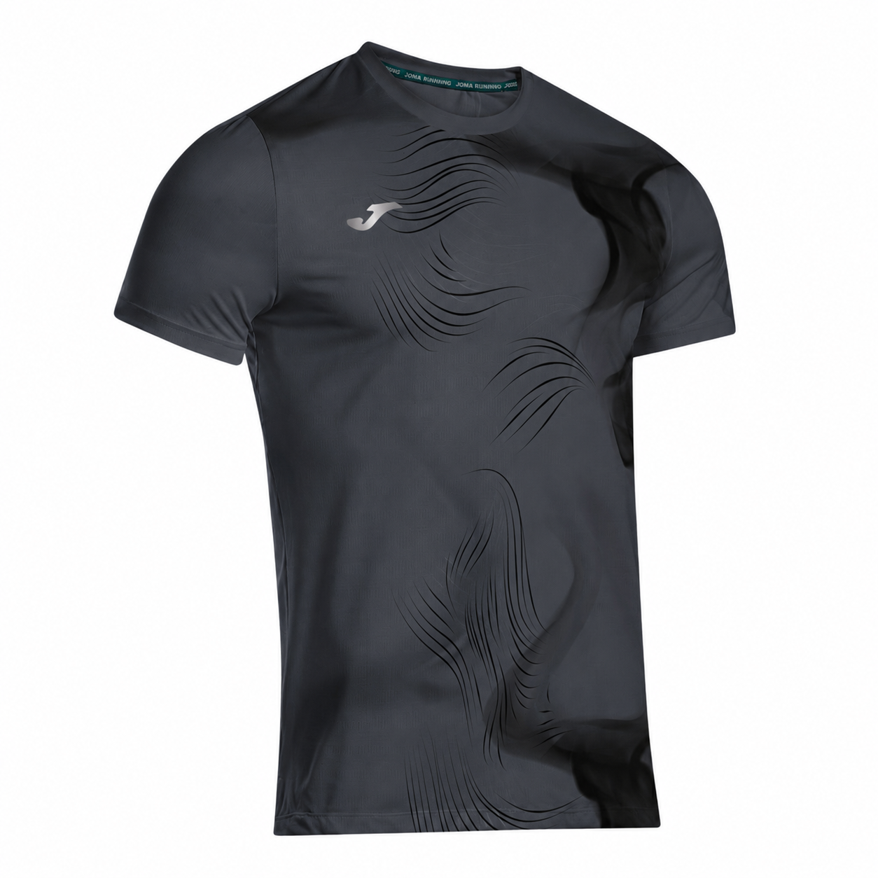 Męski T-Shirt Joma R-Night Short Sleeve - dark grey