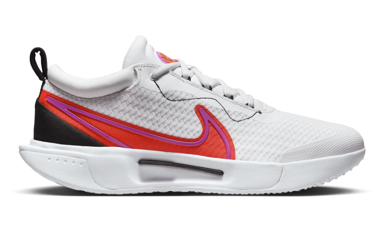 Nike Zoom Court Pro HC - white/picante red/black/fuchsia dream