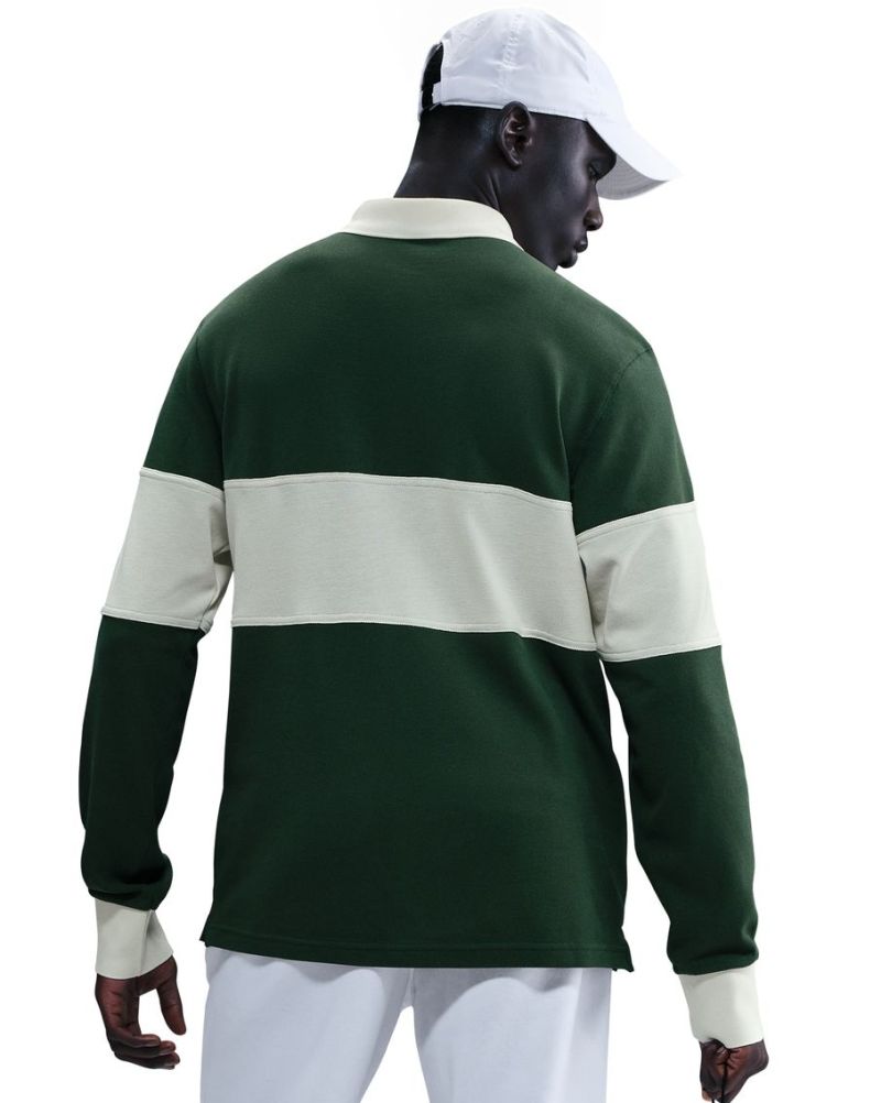 Nike Court Heritage Long Sleeve - fir/pale ivory