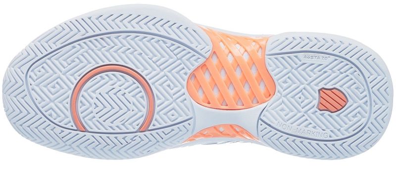 K-Swiss Hypercourt Express 2 W - white/peach nectar/graystone