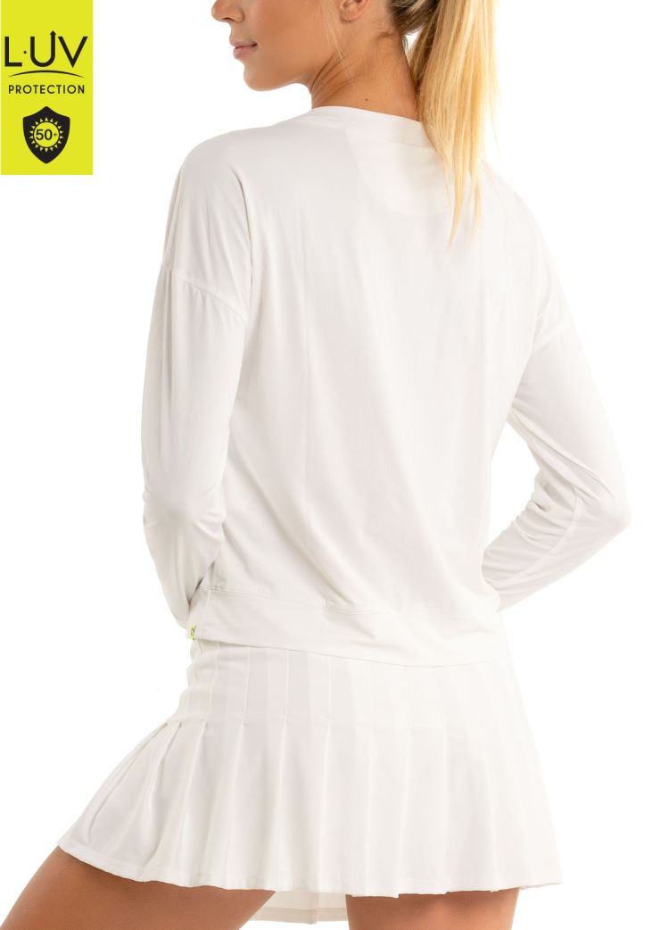 Lucky in Love Luv Hype L/S Women - white