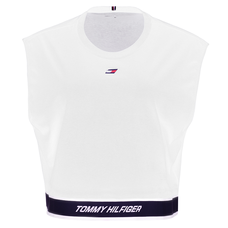 Tommy Hilfiger Relaxed Tape C-NK Tank - th optic white