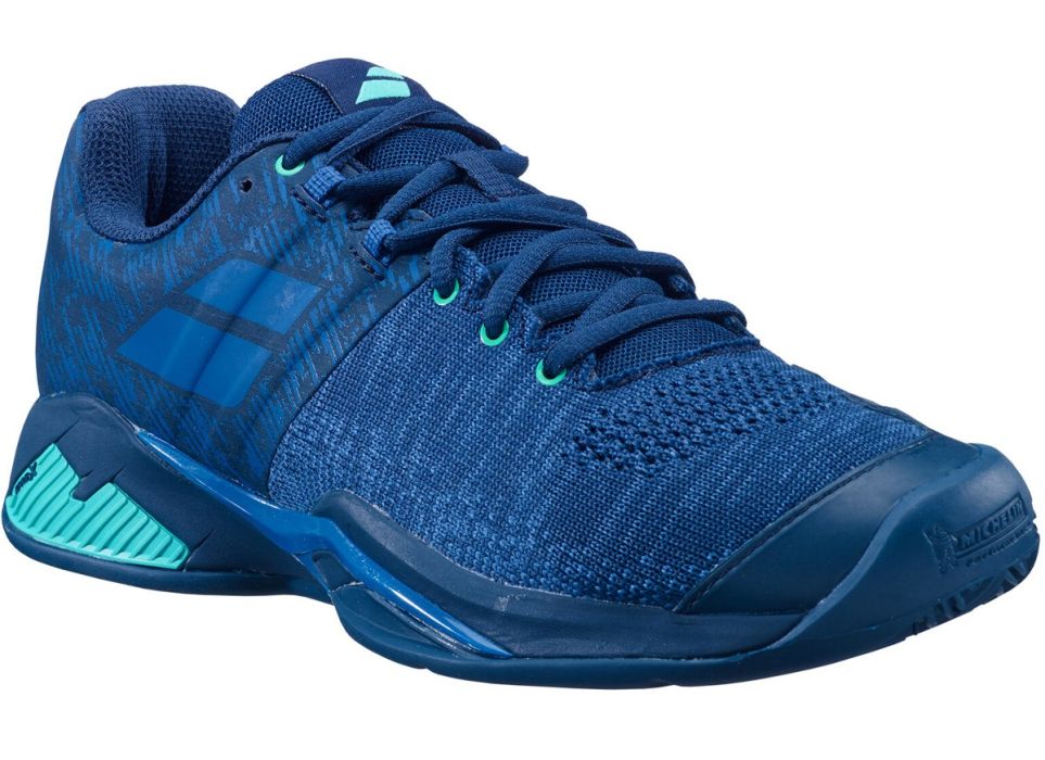 blast-clay Babolat Propulse Blast Clay Men - dark blue/viridian green